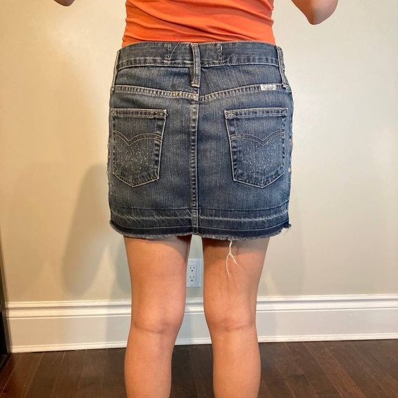 Mini denim skirt - Picture 10 of 11